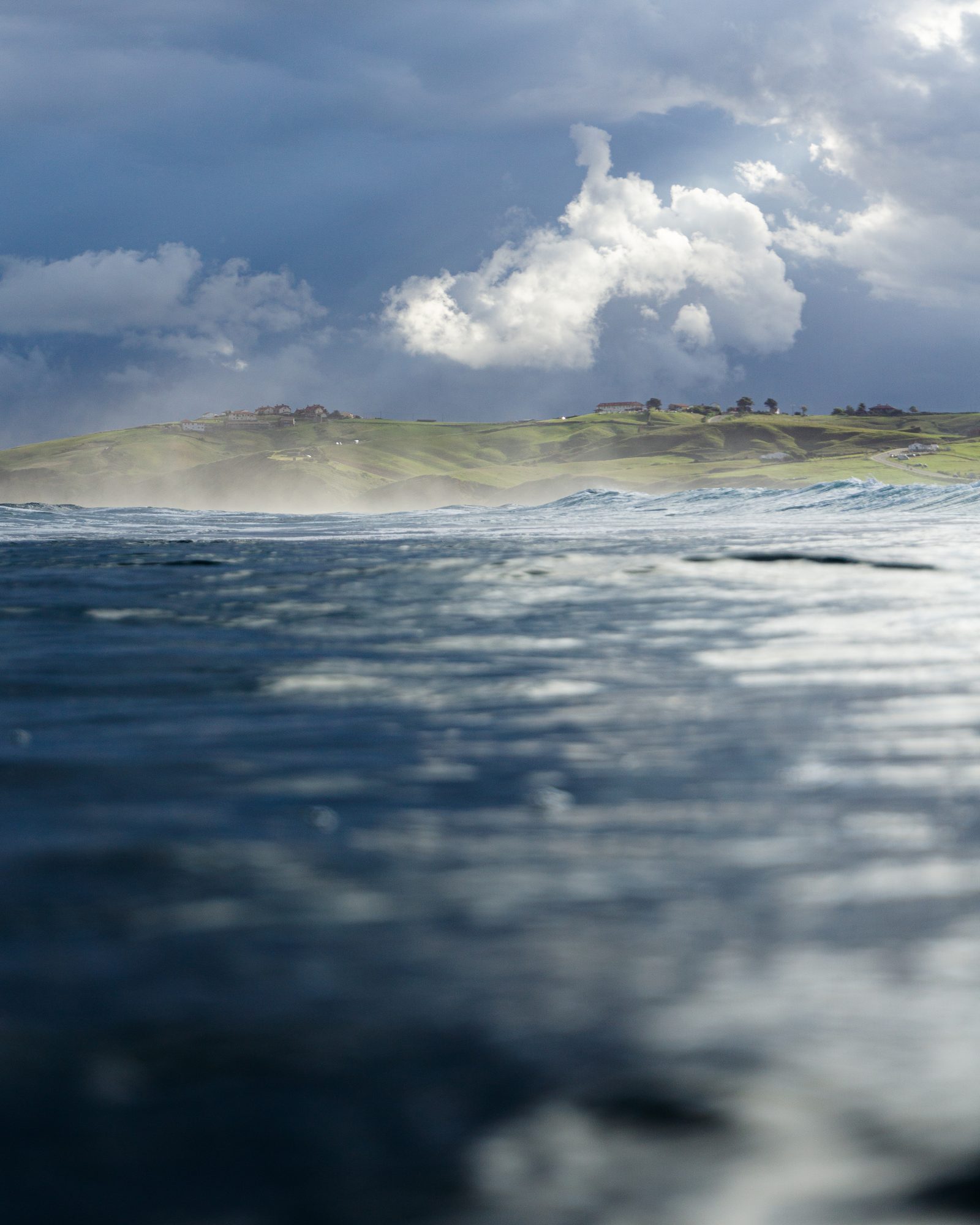 The sea holds you gently at eye level with the world, reminding you that love, too, is best felt from the water's quiet embrace.